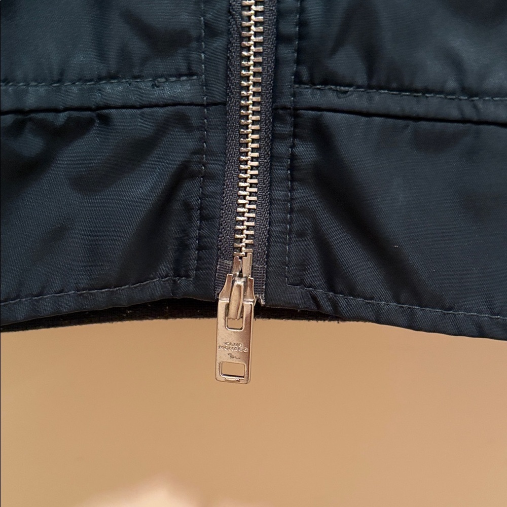Club Monaco MA-1 Bomber Jacket Men’s Small Minimalist Nylon Zip Deep Green - Picture 6 of 14
